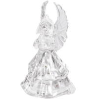 Сувенир "Ангел с музыкальным инструментом" 18х10,5см светящийся, пластик, 4 вида Y10106-24