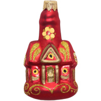 Ёлочное украшение "Замок Народные Узоры" h-11см в подарочной упаковке ФУ-93/Н