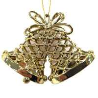 Ёлочное украшение "Колокольчик" 10см золото Y8286-19