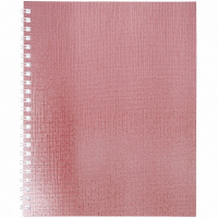 Тетрадь А5 96л клетка розовая бумвинил металлик на спирали 96Т5бвВ1гр/066858