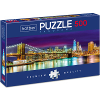 Пазлы 500 эл. "Premium. Панорама. Ночной город" 66,5х23см 500ПЗ2_12523/056505