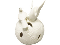 Сувенир "Голуби" 16см белый светящийся, 2 вида Y2490-15