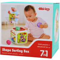 Игра логическая "Кубик 7в1" 14х14см с металлофоном, пластик/металл LT242564