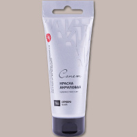 Краска акриловая 75мл серебро туба с европодвесом Сонет 28109966