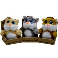 Кошка 12 см, 3цвета c1568-17