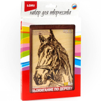 Набор для выжигания 13х18см "Лошадь" (рамка в комплекте) Вр-018