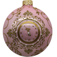 Шар 80мм "Новогодние куранты" в подарочной упаковке КУ-80-224023/5