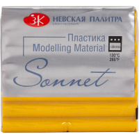 Пластика 56гр. брус, желтый с блестками 5966211