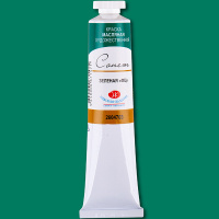 Краска масляная 46мл зеленая ФЦ туба Сонет 2604703