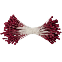 Тычинки для искусственных цветов 10х85шт бордовые "Fiorico" TIC/P-1