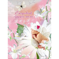 Ежедневник будущей мамы А6 "Спящий малыш" 7БЦ, блок офсет 29210/16 Ежедневник будущей мамы А6 "Спящий малыш" 7БЦ, блок офсет 29210/16