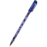 Ручка шариковая "HappyWrite. Военный паттерн. Корабли" 0,5мм синяя 20-0215/31