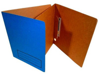 Гофроскоросшиватель А4 35мм синий АС-8с