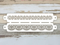 Трафарет пластиковый 11х32см КБ2ТВ-01