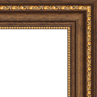 Рамка 20х30см коричневая/золото 50мм