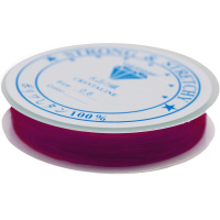 Эластомерная нить 0,6ммх8м, малиновая XC2391