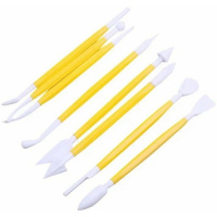 Набор инструментов для моделирования 8шт. пластик, 4 цвета Y10781-24