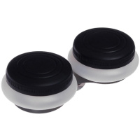 Масленка двойная с крышкой диаметр 5см высота 3,5см пластик 2411301697