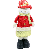 Сувенир "Снеговик" 55см текстиль T-37031A