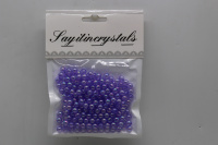 Набор бусин 6мм 13х10см фиолетовый Y9021-19