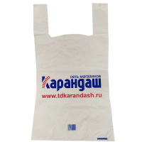 Пакет "майка" с печатью 280*520*0,015мм "Карандаш"