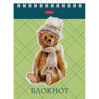 Блокнот А6 40л "Любимые топтыжки" клетка гребне 6 дизайнов 40Б6В1гр/079619