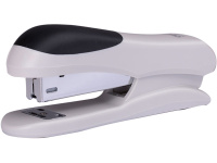 Степлер №24/6,26/6 25л глубина 55мм пластик белый/черный E0305