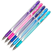 Ручка шариковая "Wave" 0,7мм синяя, резиновый грип, длина стержня 135мм, ассорт 116871