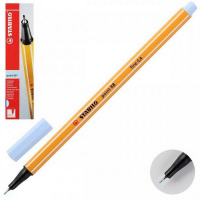 Ручка капиллярная "Stabilo point" 0,4мм синий лёд 88/11