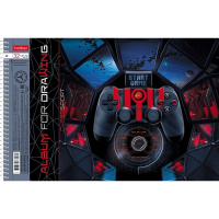 Альбом для рисования А4 32л "Из чего сделаны мальчишки" на спирали, перфорация на отрыв, 5 дизайнов