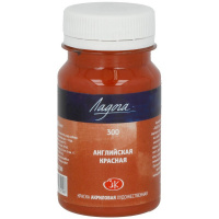 Краска акриловая 100мл английская красная Ладога 2227300