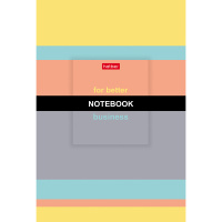 Бизнес-блокнот А5 96л "Colorful Strips" клетка/линия 7БЦ матовая ламинация 96ББ5В5_22087/060158