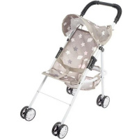 Коляска для куклы 48х26х52см сидячая с козырьком металл Y23108103