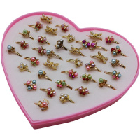 Кольцо с жемчугом, ассорти, золото, металл JZ2388