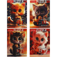 Пазлы 24 эл. "Мягкие и пушистые" 17,5х13см 4 дизайна 24ПЗ5/088342