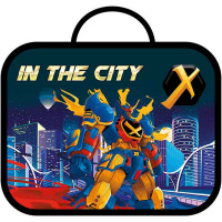 Папка с ручками 33,5х26х6см "Городской герой" ткань ПШ-11