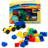 Конструктор "Радуга" 34х22х14см 198 деталей пластик ПИ000029