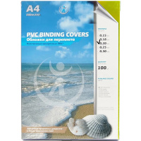 Обложка для переплета 100 листов А4 0,20мм пвх желтый 4412