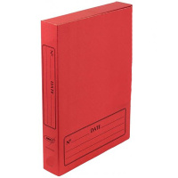 Папка архивная А4 80мм красная АС-5 N5