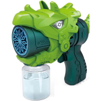 Мыльные пузыри - пистолет "Динозавр" электрический, 12 отверстий 18х18см ассорти PQ2395