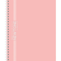 Тетрадь А5 96л клетка "NEWtone Pastel Розовый кварц" 80гр/м2 на спирали ламинация Soft-touch 091825