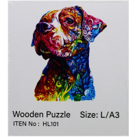 Пазл 16х14см дерево L "Собака" HL101/11339-24