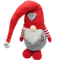 Сувенир "Гном" 57см текстиль, красный XY7018