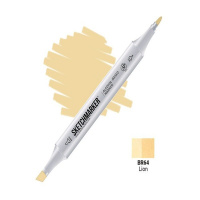 Маркер спиртовой двухсторонний "Sketchmarker" лев SM-BR64