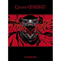 Бизнес-блокнот А6 64л "Игра престолов" клетка/линия, твердый переплет глянцевая ламинация 072131