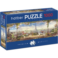 Пазлы 1000 эл. "Premium. Панорама.Парижские каникулы" 96х33см 1000ПЗ2_19272/059315