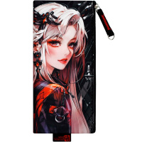 Пенал "Девушка панк" 19,5х9х0,5см прямоугольный, 1 отделение, пвх, сублимационная печать 68437