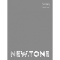 Тетрадь на кольцах А4 80л клетка "NEWtone Pastel Серый жемчуг" глянцевая ламинация 067709