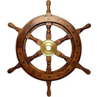 Сувенир "Штурвал" 46см дерево NA-3506-18
