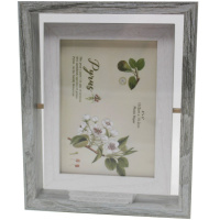 Рамка для фото 10х15см дерево, 2 фотографии, ассорти HW112